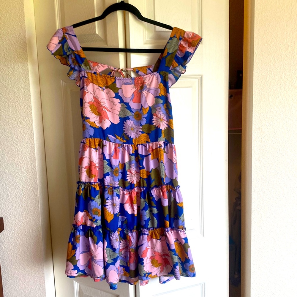Floral Flowy Mini Dress